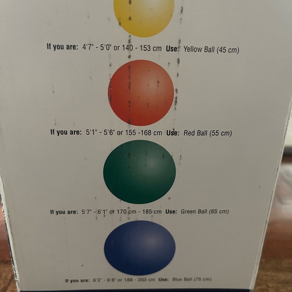 Thera-Band Exercise Ball 45cm - Picture 2 of 5